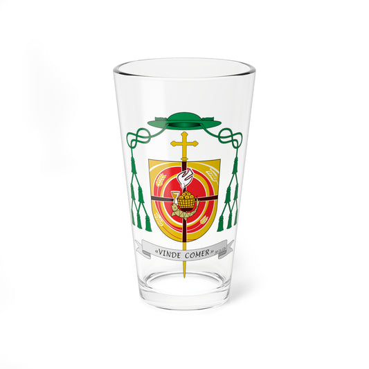 Escudo de Hernaldo Pinto Farias (Spain) (Coat of Arms) Pint Glass 16oz