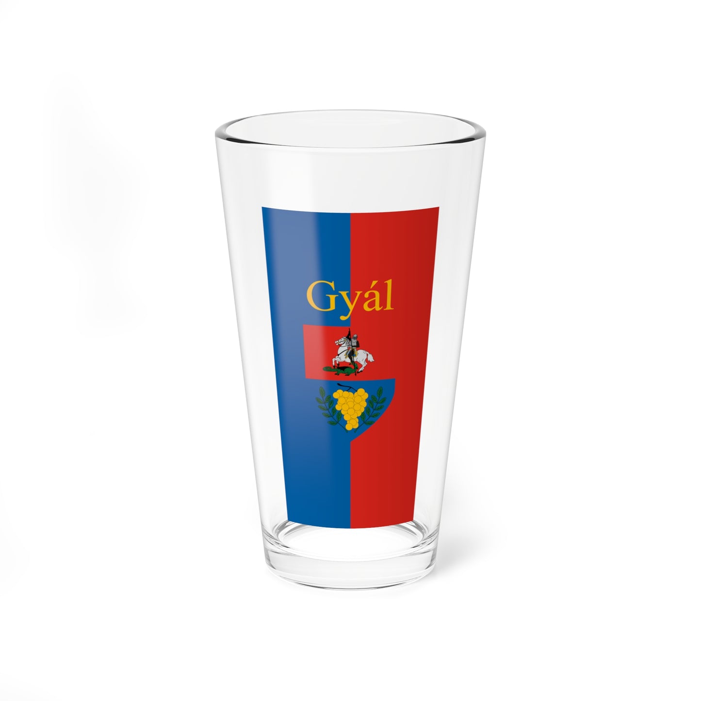 Flag of Gyal vertical (Hungary) Pint Glass 16oz