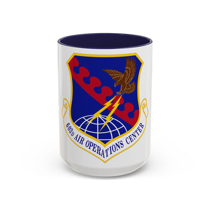 603 Air Operations Center USAFE (U.S. Air Force) Accent Coffee Mug