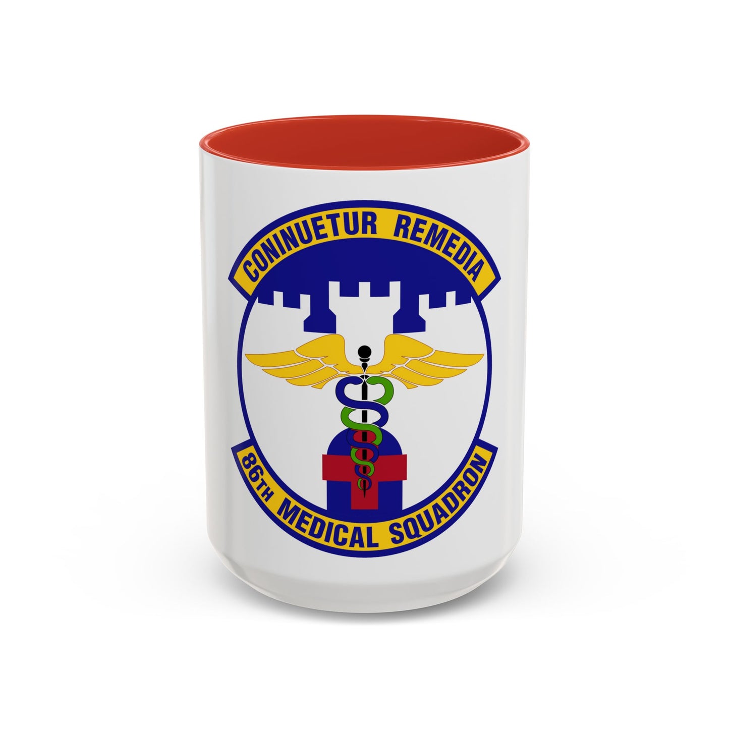 86 Medical Squadron USAFE (U.S. Air Force) Accent Coffee Mug