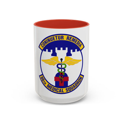 86 Medical Squadron USAFE (U.S. Air Force) Accent Coffee Mug