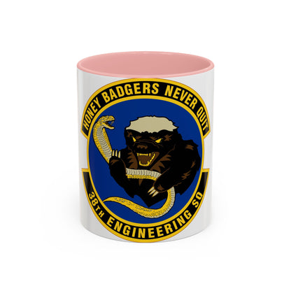 38 Engineering Squadron ACC (U.S. Air Force) Accent Coffee Mug