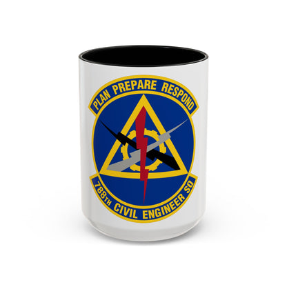 788 Civil Engineer Squadron AFMC (U.S. Air Force) Accent Coffee Mug