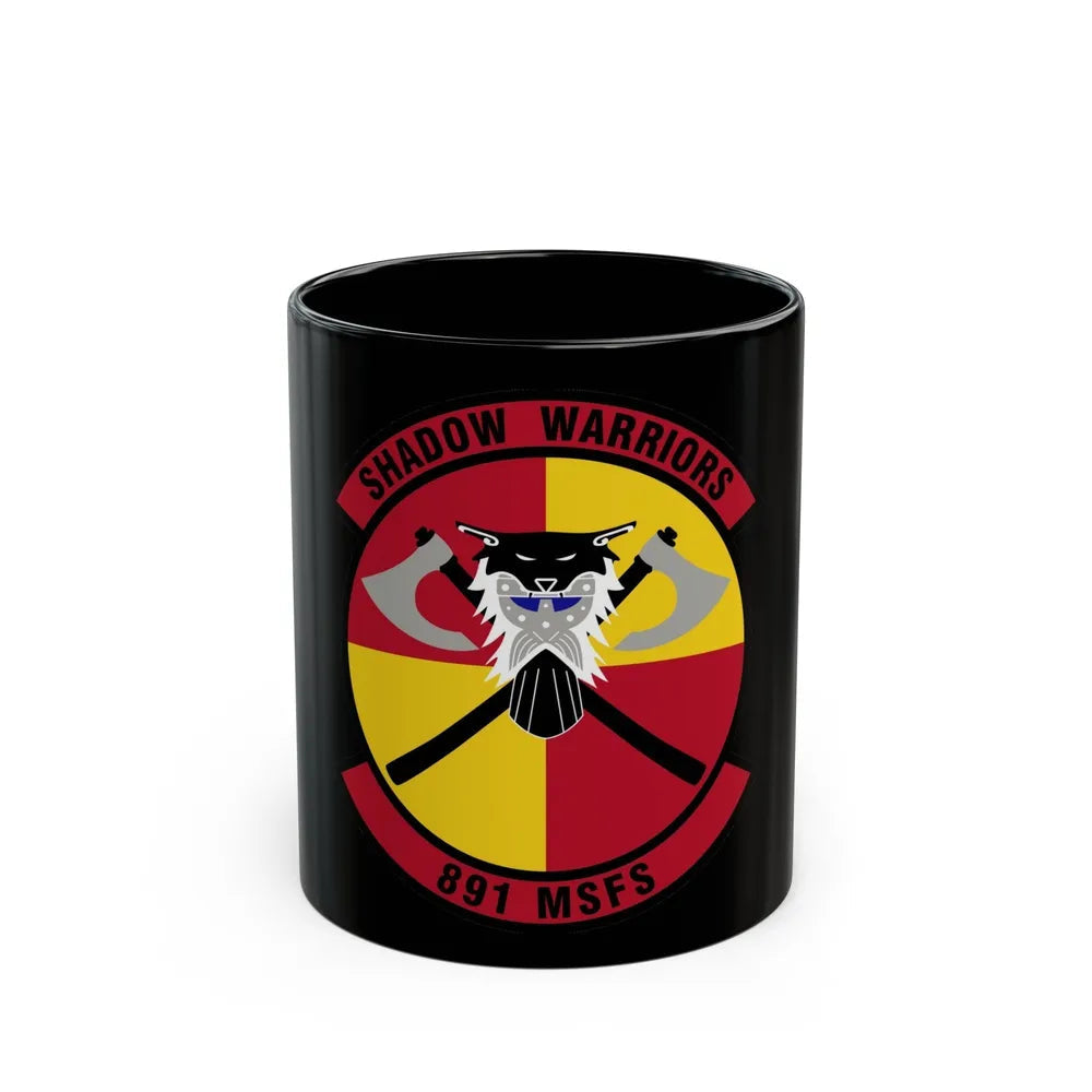 891 Missile Security Forces Squadron AFGSC (U.S. Air Force) Black Coffee Mug-11oz-Go Mug Yourself