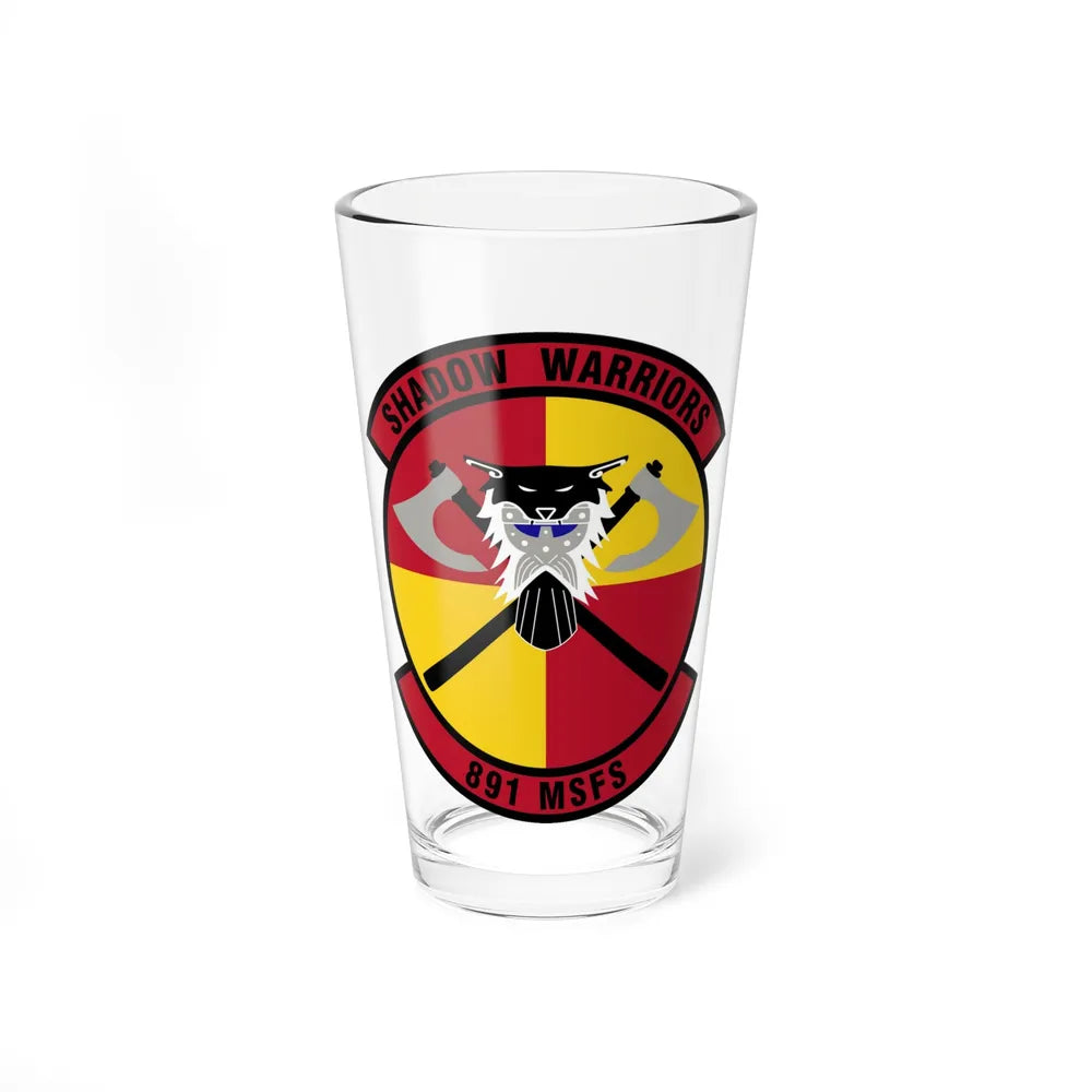 891 Missile Security Forces Squadron AFGSC (U.S. Air Force) Pint Glass 16oz-16oz-Go Mug Yourself