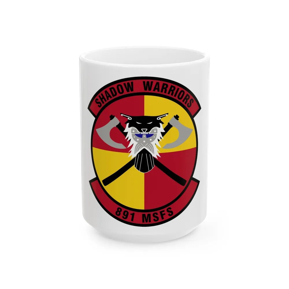 891 Missile Security Forces Squadron AFGSC (U.S. Air Force) White Coffee Mug-11oz-Go Mug Yourself