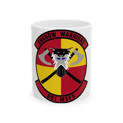 891 Missile Security Forces Squadron AFGSC (U.S. Air Force) White Coffee Mug-Go Mug Yourself