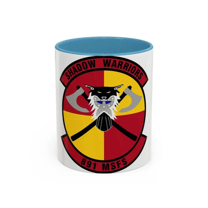 891 Missile Security Forces Squadron AFGSC (U.S. Air Force) Accent Coffee Mug 11oz Light Blue - Go Mug Yourself