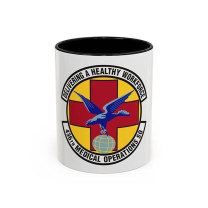436th Medical Operations Squadron (U.S. Air Force) Accent Coffee Mug