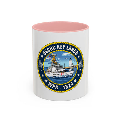 USCGC Key Largo WPB 1324 (U.S. Coast Guard) Accent Coffee Mug
