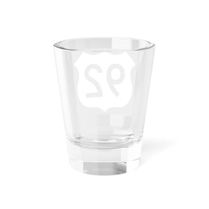 US 92 FL reversed (Florida) (Road Sign) Shot Glass 1.5oz