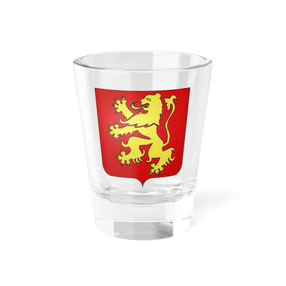 Héraldique Ville BE Ans (Belgium) (Coat of Arms) Shot Glass 1.5oz