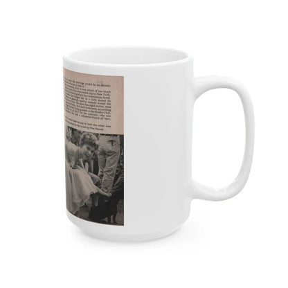 Kim Novak #162 - Scanned Mag. 66 Photos (Vintage Female Icon) White Coffee Mug-Go Mug Yourself