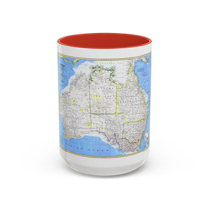 Australia (1979) (Map) Accent Coffee Mug