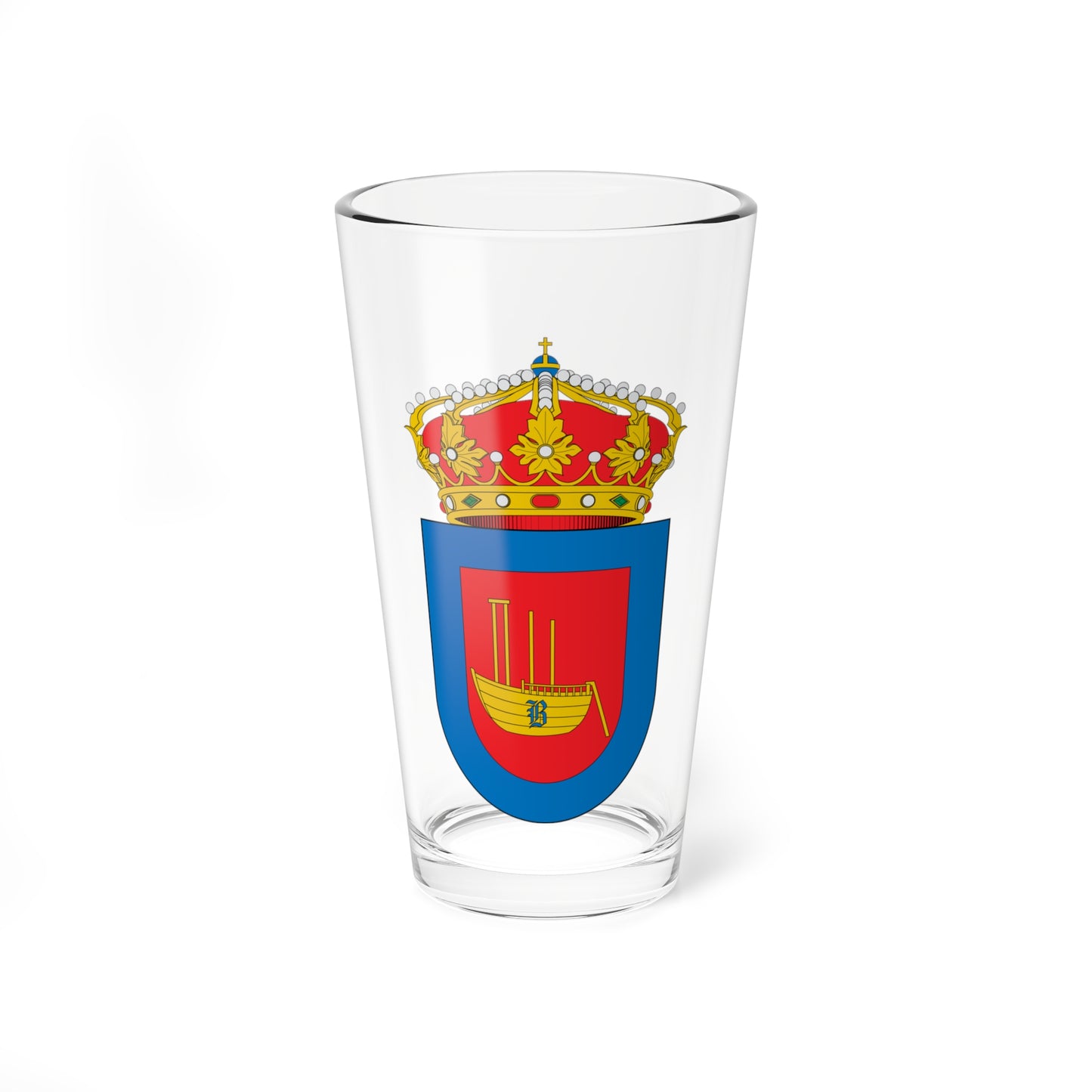 Escudo de Boquiñeni (Spain) (Coat of Arms) Pint Glass 16oz