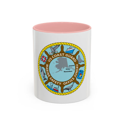 USCG Marine Safety Office Juneau (U.S. Coast Guard) Accent Coffee Mug