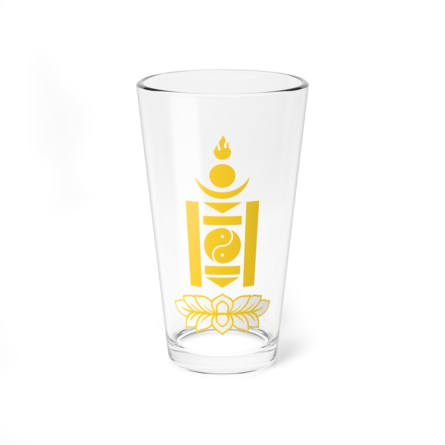 State emblem of Mongolian Peoples Republic 1924-1940 (Mongolia) (Coat of Arms) Pint Glass 16oz