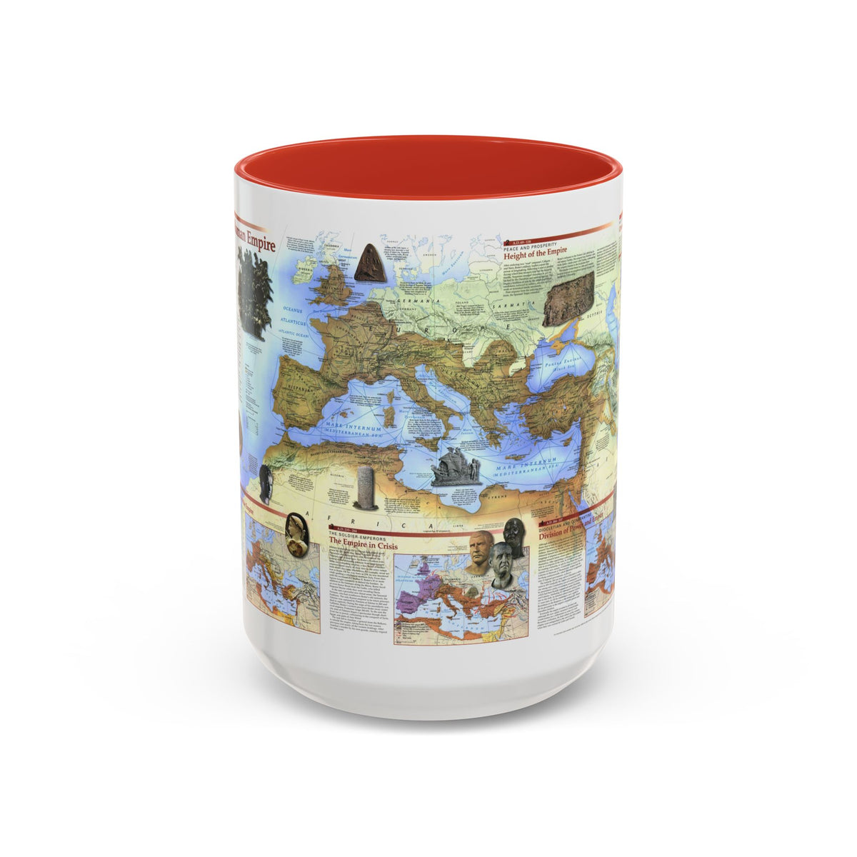 Roman Empire (1997) (Map) Accent Coffee Mug
