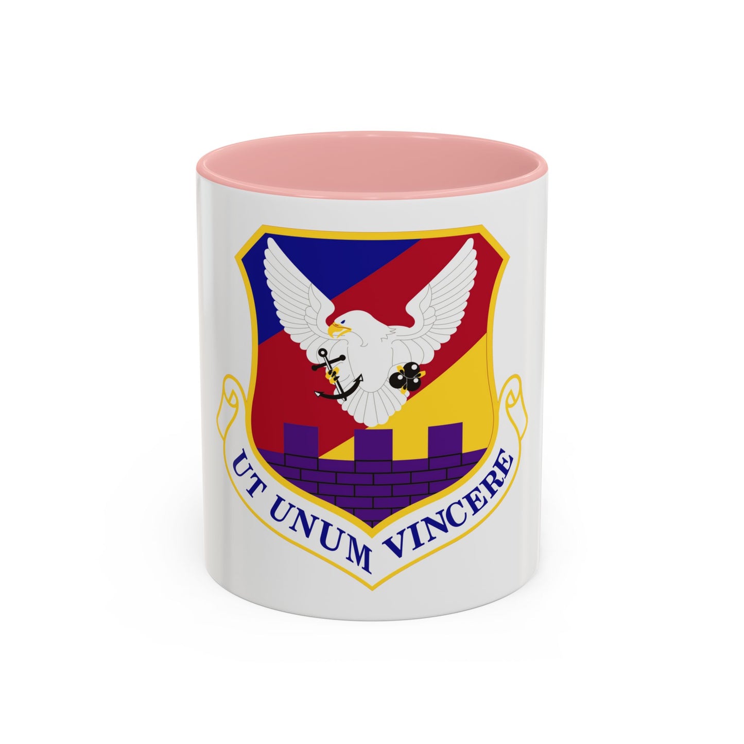 87th Air Base Wing Emblem (U.S. Air Force) Accent Coffee Mug