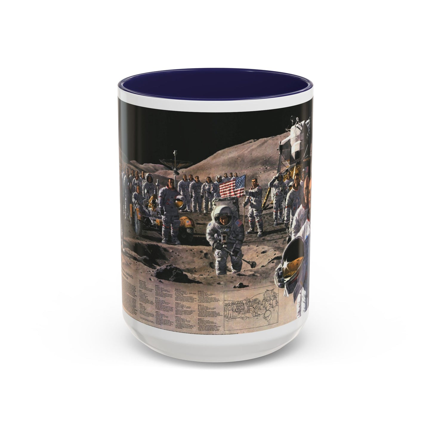 Tasse à café Accent Space - Coéquipiers dans la plus grande aventure de l'humanité (1973) (Carte)