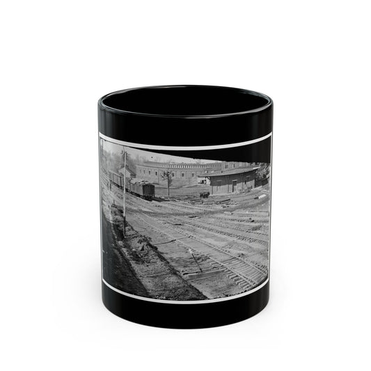 Atlanta, Georgia. Ruins Of Depot, Blown Up On Sherman's Departure (U.S. Civil War) Black Coffee Mug