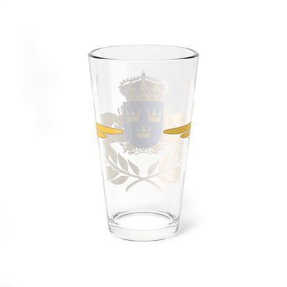 Polisflyget vapen (Sweden) (Coat of Arms) Pint Glass 16oz