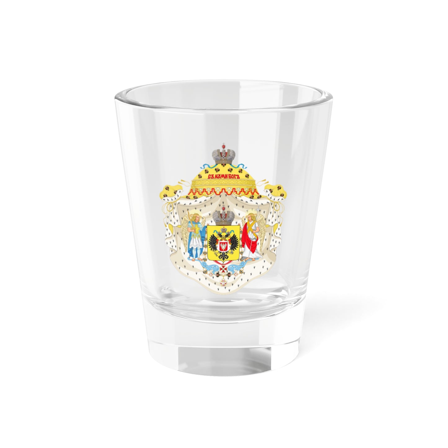 Great Coat of Arms of Congress Poland (Russia) (Coat of Arms) Shot Glass 1.5oz