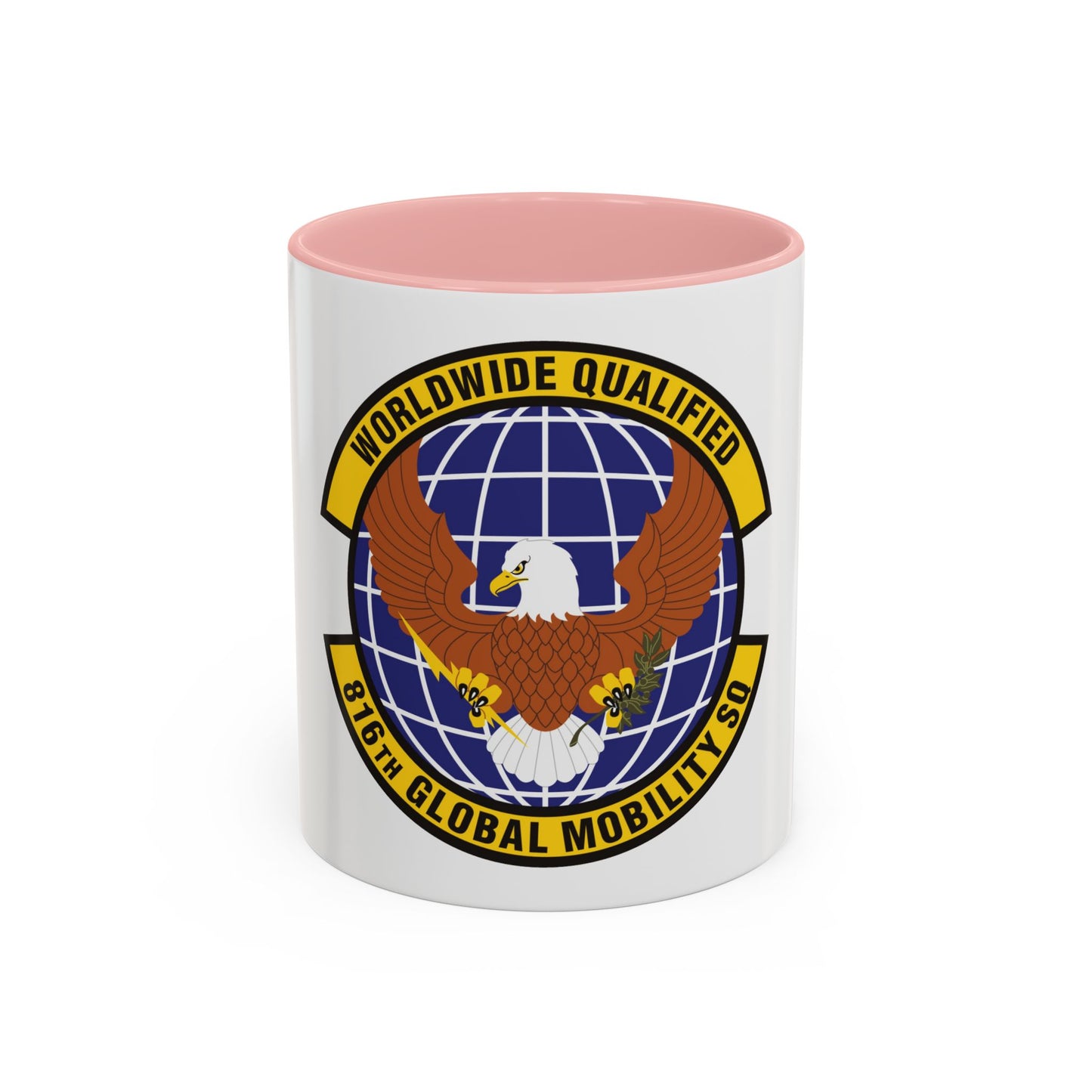 816th Global Mobility Squadron (U.S. Air Force) Accent Coffee Mug