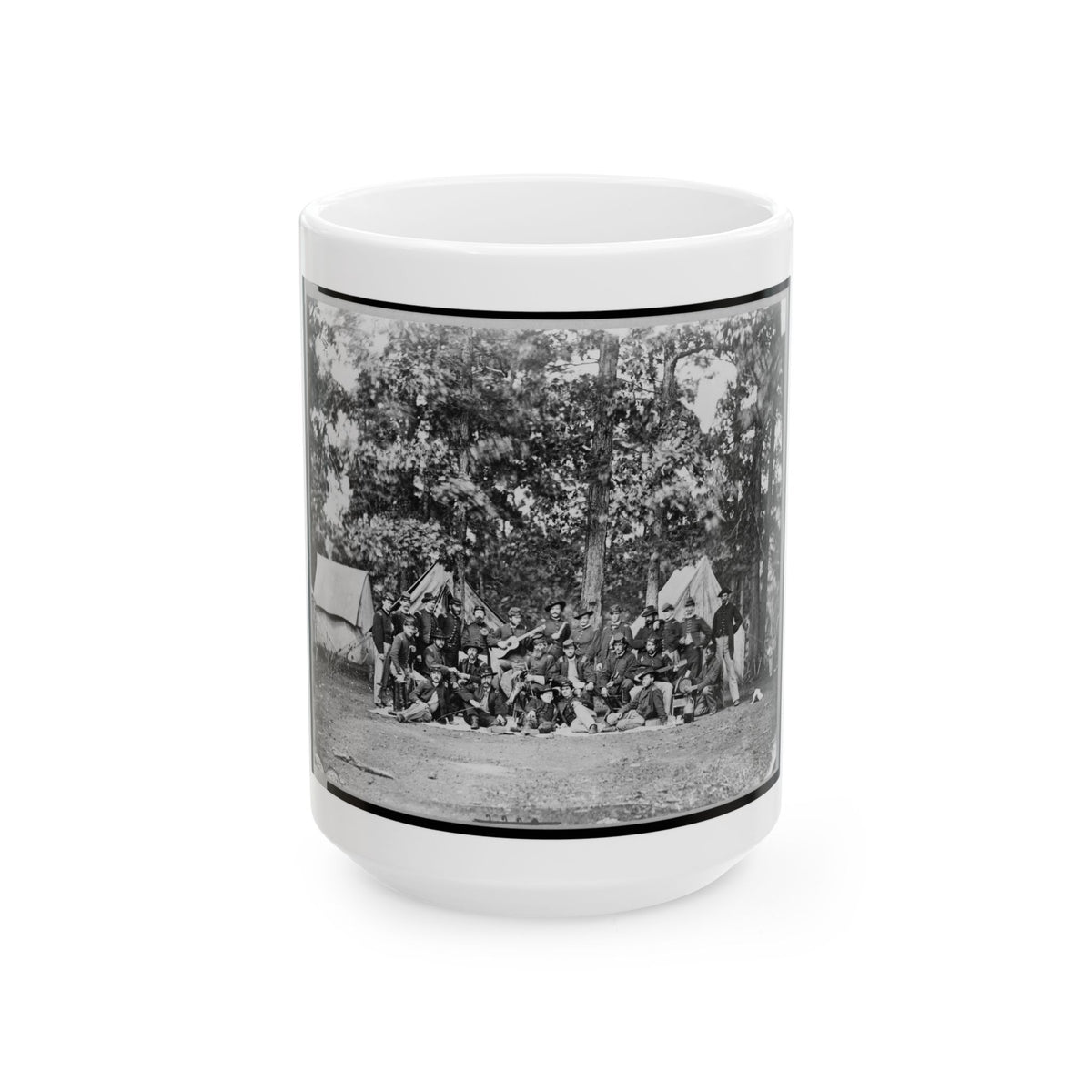 Officers Of U.S. Horse Artillery Brigade, Near Culpeper, Va., September, 1863 (U.S. Civil War) White Coffee Mug