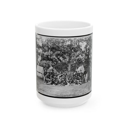 Officers Of U.S. Horse Artillery Brigade, Near Culpeper, Va., September, 1863 (U.S. Civil War) White Coffee Mug
