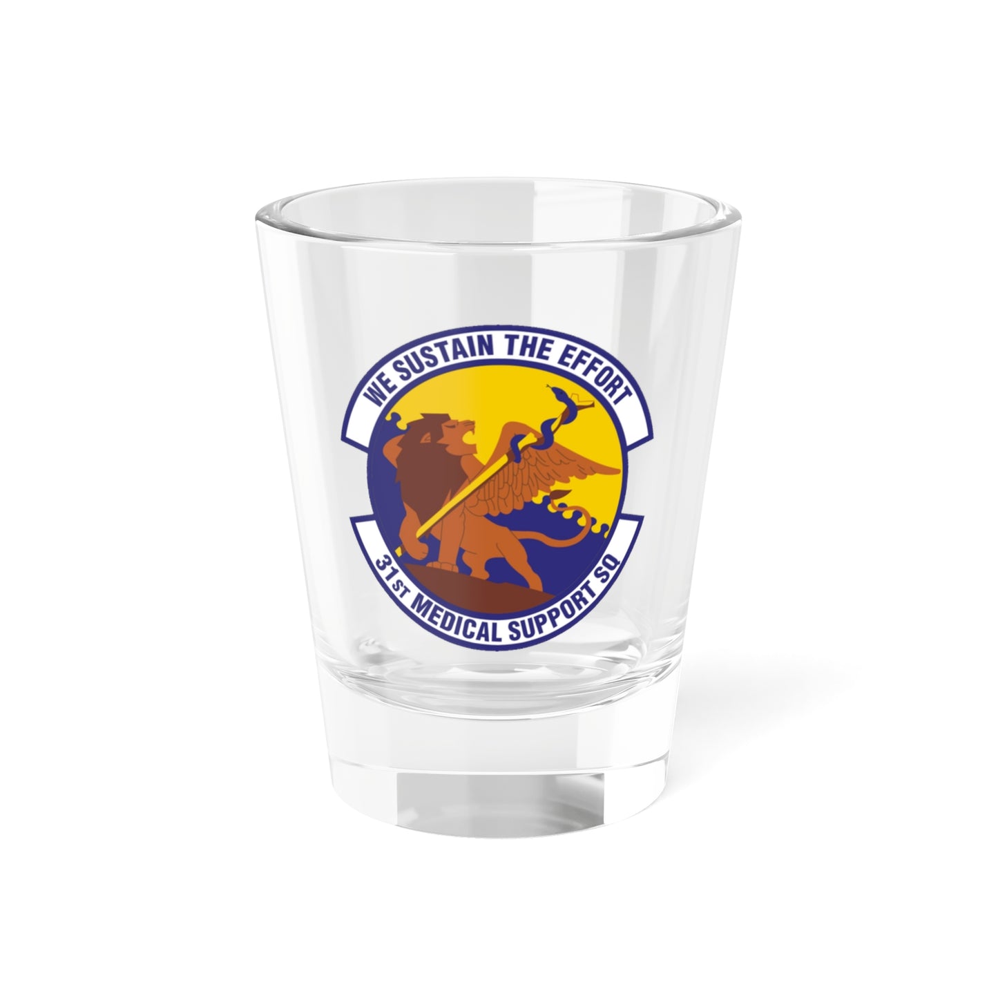 31st Medical Support Squadron (U.S. Air Force) Shot Glass 1.5oz