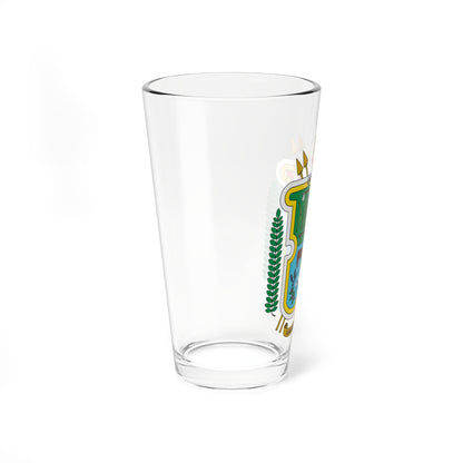 Escudo Municipal de Urumita - La Guajira (Colombia) (Coat of Arms) Pint Glass 16oz
