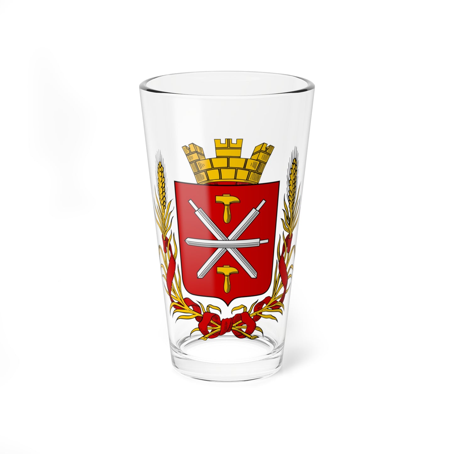 Coat of arms of Tula 1874 (Russia) (Coat of Arms) Pint Glass 16oz