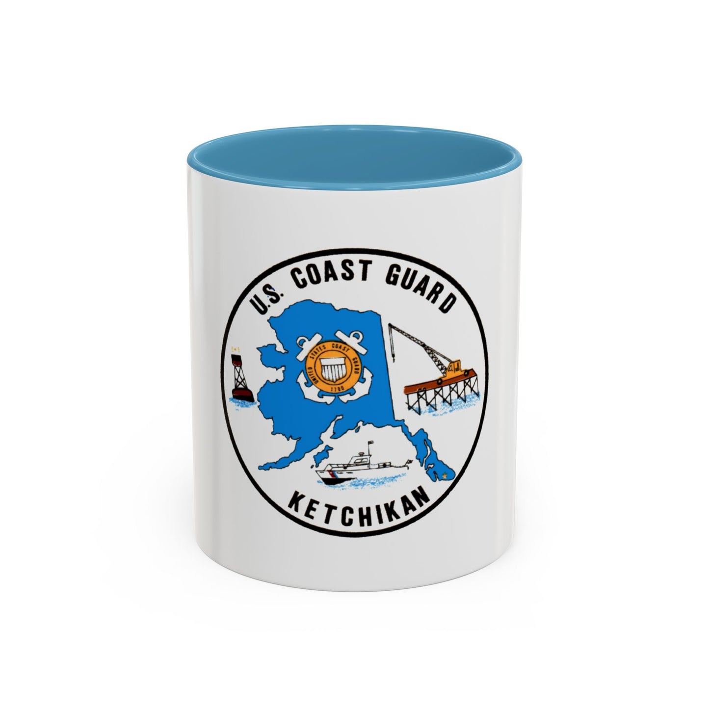 USCGC Planetree WLB 307 (U.S. Coast Guard) Accent Coffee Mug