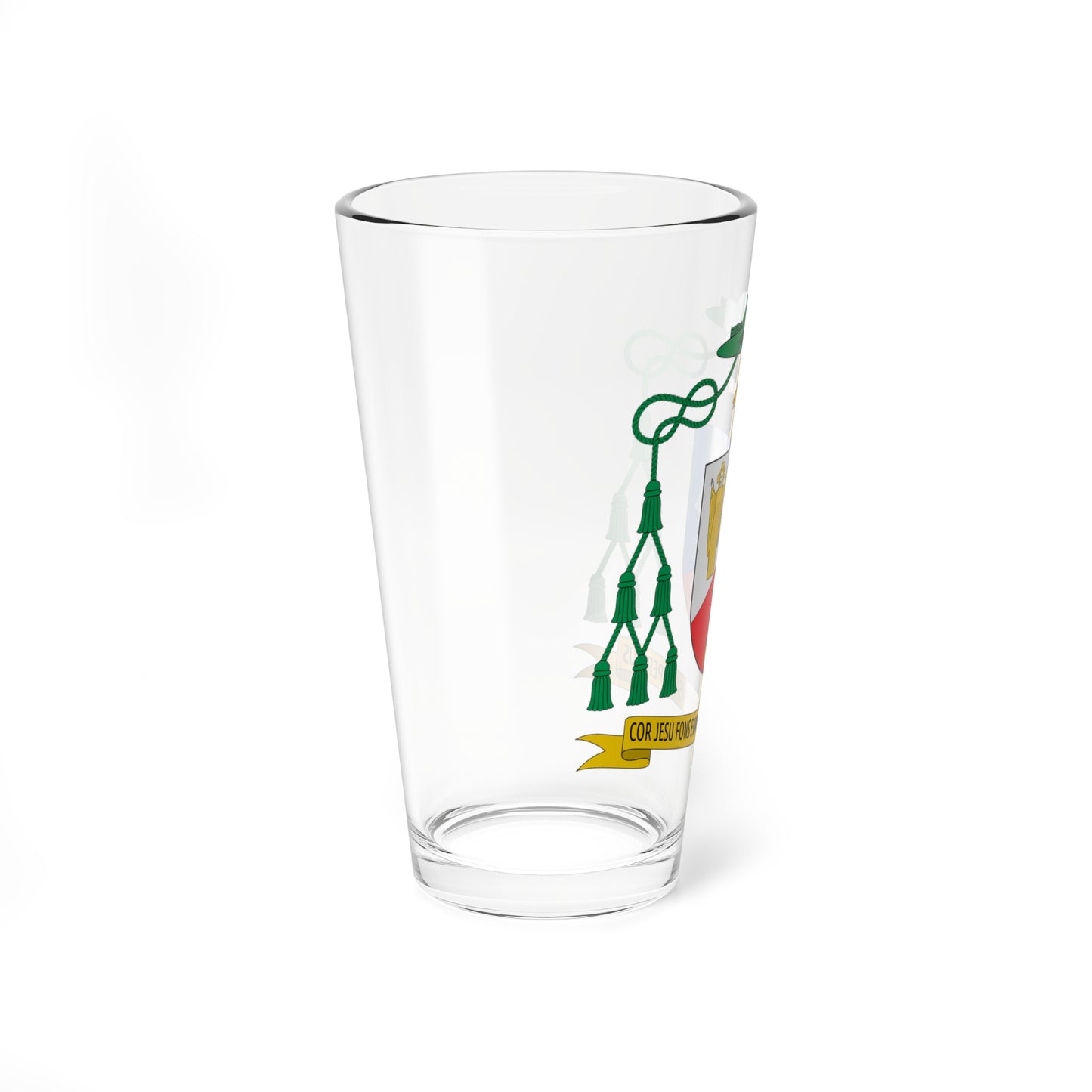 Escudo de Francisco Cerro Chaves obispo (Spain) (Coat of Arms) Pint Glass 16oz