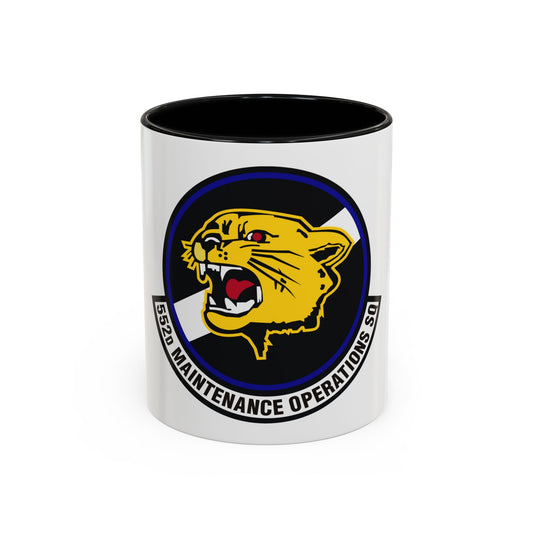 552nd Maintenance Operations Squadron (U.S. Air Force) Accent Coffee Mug