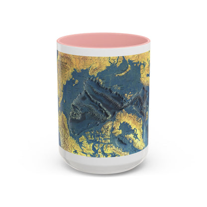Arctic Ocean Floor (1971) (Map) Accent Coffee Mug
