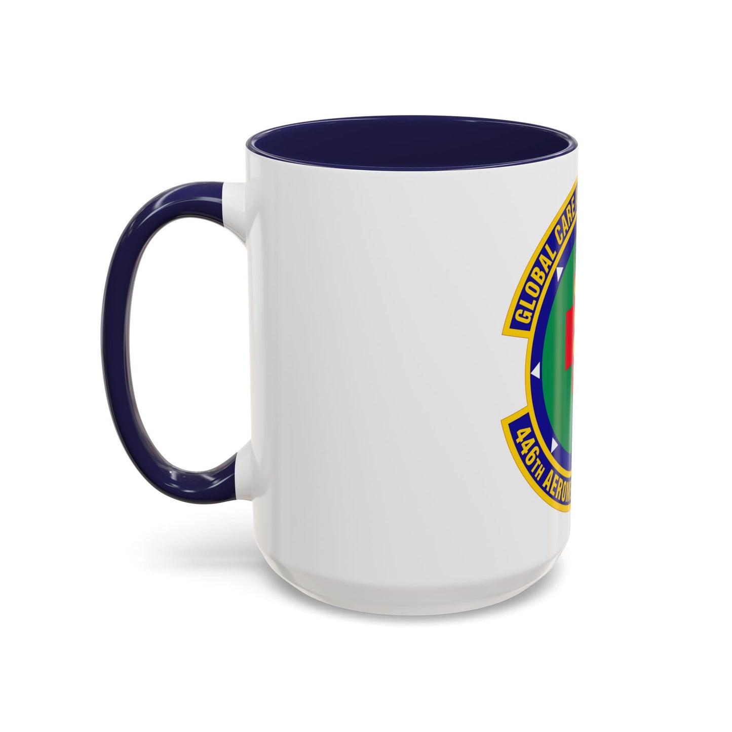 446 Aeromedical Staging Squadron AFRC (U.S. Air Force) Accent Coffee Mug