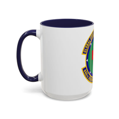 446 Aeromedical Staging Squadron AFRC (U.S. Air Force) Accent Coffee Mug