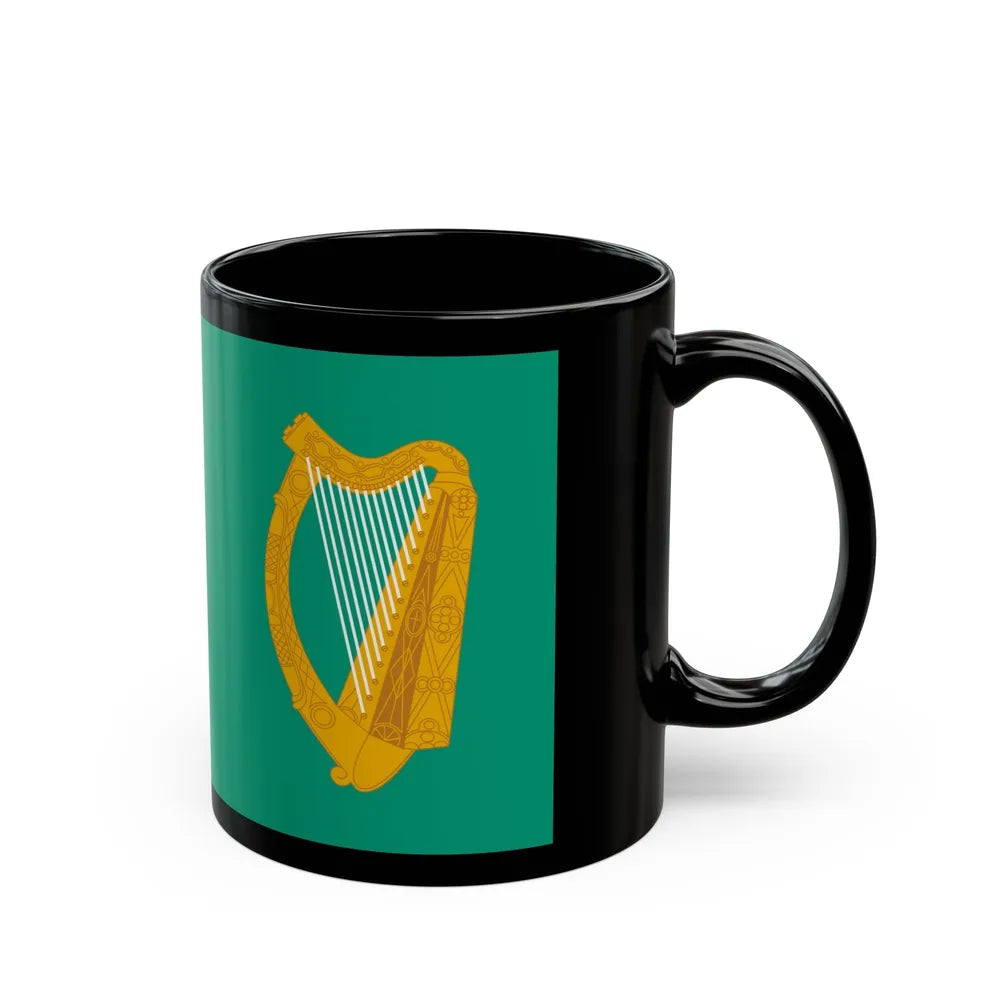 Flag of Dublin City Ireland - Black Coffee Mug-Go Mug Yourself