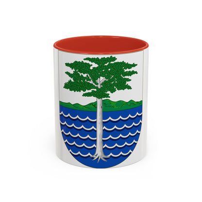 Coat of Arms of the Portuguese and Spanish Guinea - Accent Coffee Mug
