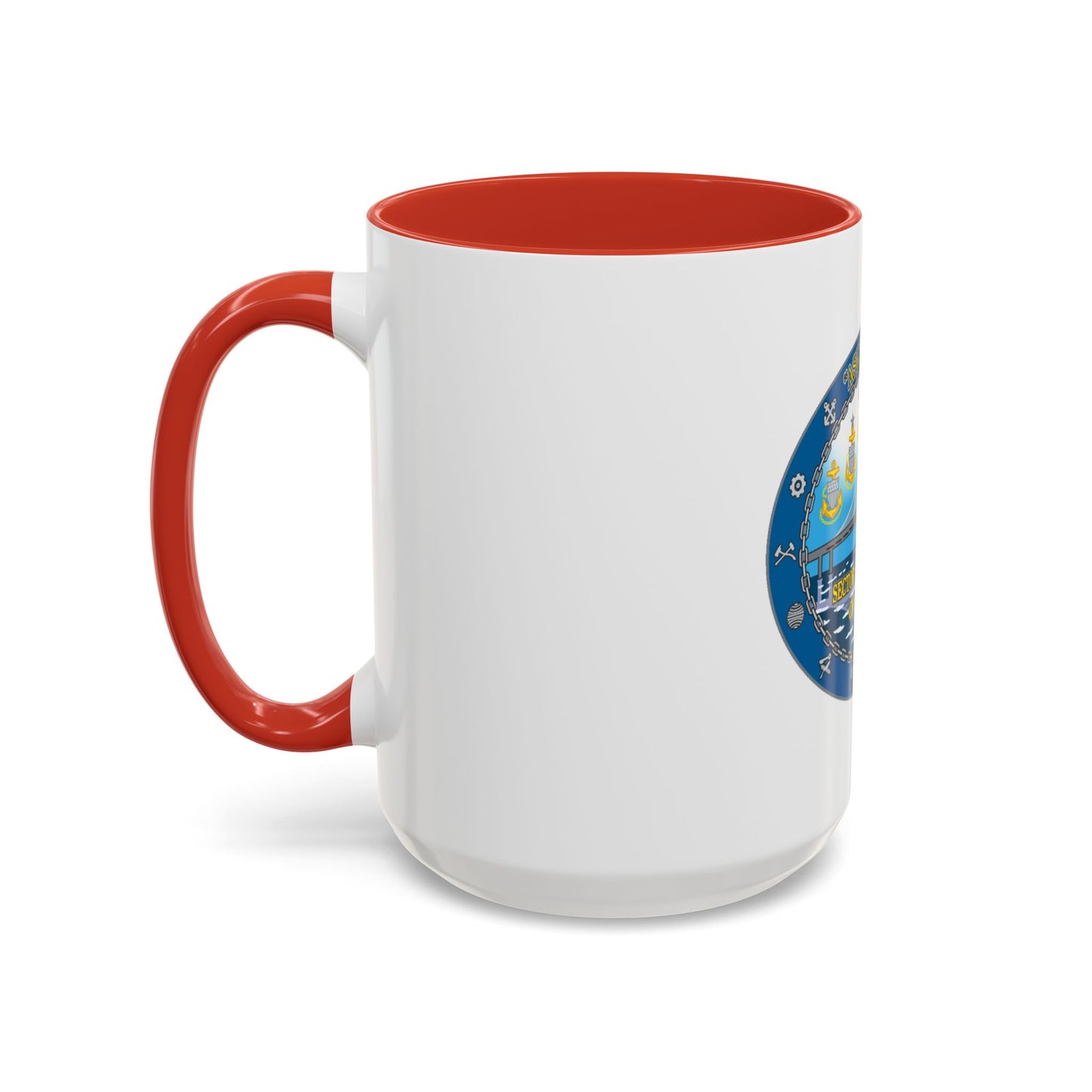 USCGS San Francisco Ask The Chief (U.S. Coast Guard) Accent Coffee Mug