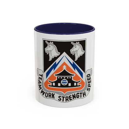 43 Signal Battalion (U.S. Army) Accent Coffee Mug