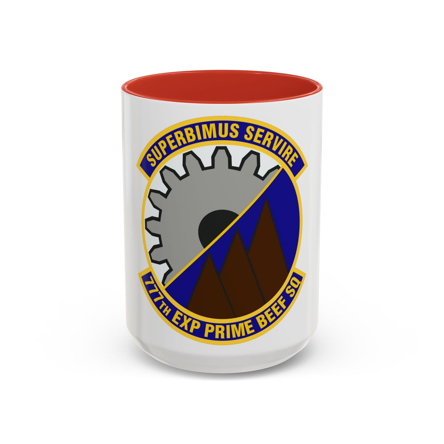 777th Expeditionary Prime Base Engineer Emergency Force Squadron (U.S. Air Force) Accent Coffee Mug