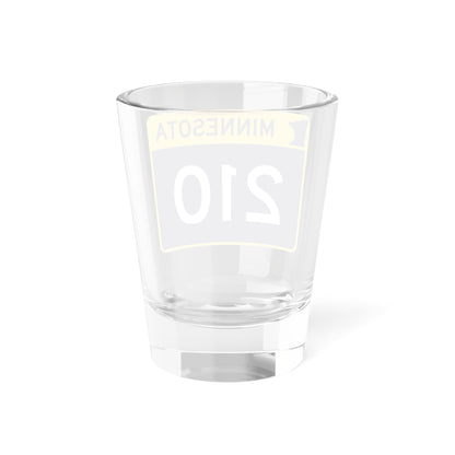 MN-210 wide (Minnesota) (Road Sign) Shot Glass 1.5oz