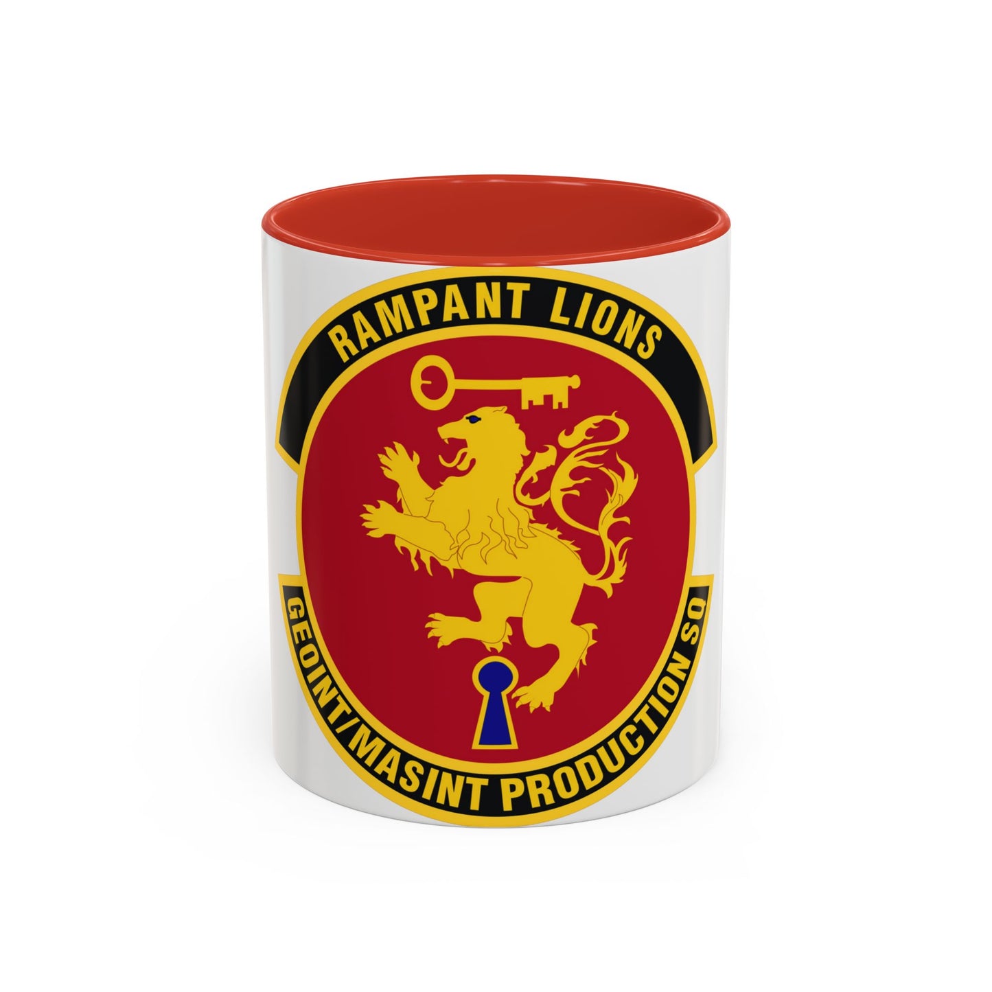 Geospatial Intelligence Measurement & Signatures Intelligence Production Squadron (U.S. Air Force) Accent Coffee Mug