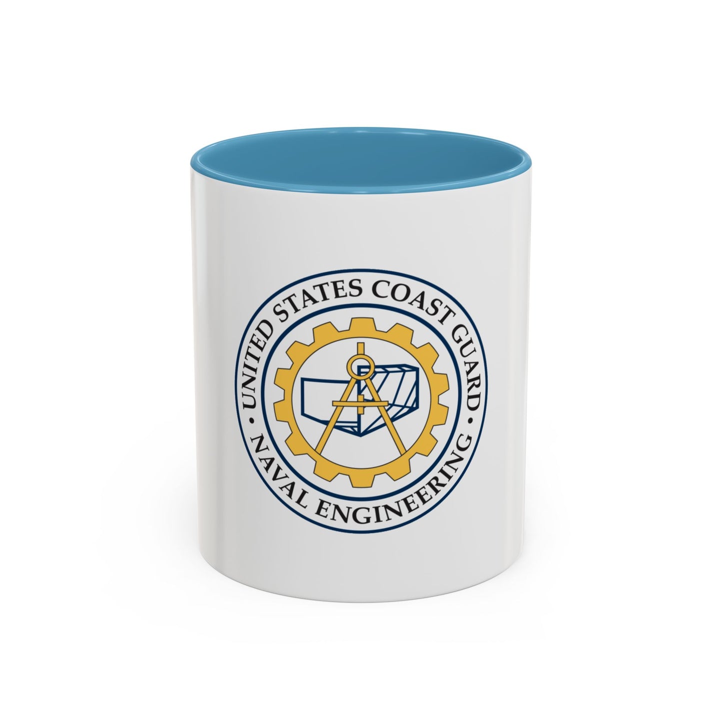 USCG Naval Engineering (U.S. Coast Guard) Accent Coffee Mug