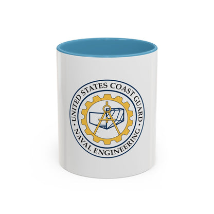 USCG Naval Engineering (U.S. Coast Guard) Accent Coffee Mug
