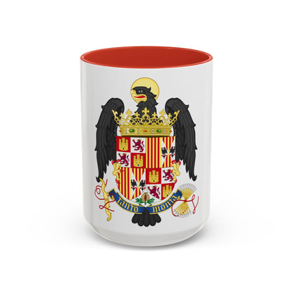 Coat of Arms of Queen Isabella of Castile (1492-1504) - Accent Coffee Mug