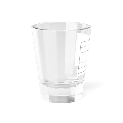 Flag of Thailand colouring page (Thailand) Shot Glass 1.5oz